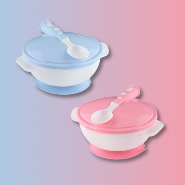Buy Baby Feeding Suction Bowl With Spoon Set at best price online in Bangladesh from Shob-Rokom.Com