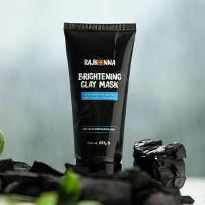 Buy Rajkonna Brightening Clay Mask Activated Charcoal With Aloe & Vitamin E 60g at best price online in Bangladesh from Shob-Rokom.Com