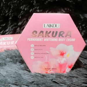 Buy Laikou Sakura Permanent Whitening Body Cream 300ml at best price online in Bangladesh from Shob-Rokom.Com