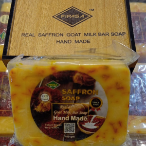 Buy PIPASA Real Saffron Goat Milk Bar Soap Hand Made 100g at best price online in Bangladesh from Shob-Rokom.Com